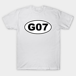 G07 Chassis Code Marathon Style T-Shirt